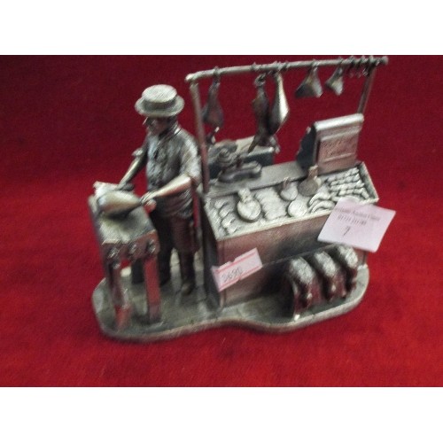 7 - HEAVY PEWTER FIGURE 