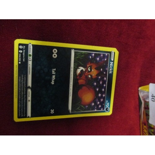 40 - MIXED COLLECTION POKEMON CARDS  INCLUDING WOTC, FULL ART, REVERSE HOLO'S ETC - ENGLISH