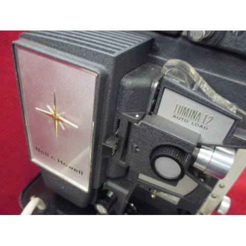 193 - A VINTAGE BELL & HOWELL LUMINA 12 AUTO LOAD PROJECTOR IN CASE