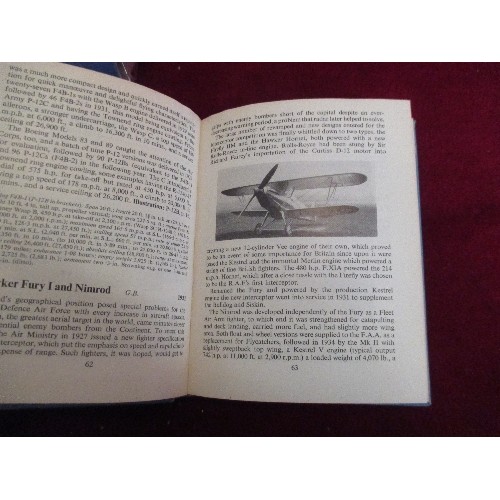 61 - POCKET BOOK OF FIGHTER AIRCRAFT BY ROY CROSS & A FURTHER POCKET BOOK OF AIRCRAFT