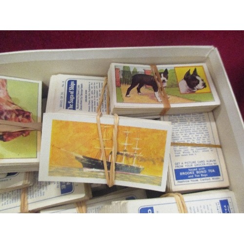 85 - COLLECTION OF BROOKE BOND PICTURE CARDS, IN BOOKS AND LOOSE