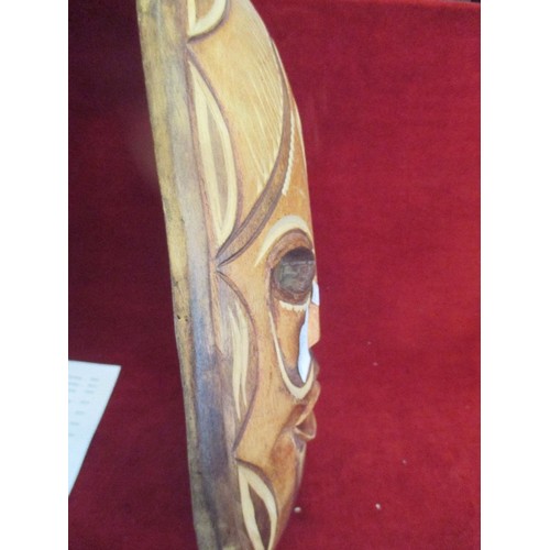 71 - CARVED WOODEN MASK