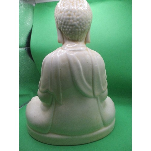 72 - CERAMIC BUDDHA 22CM HIGH