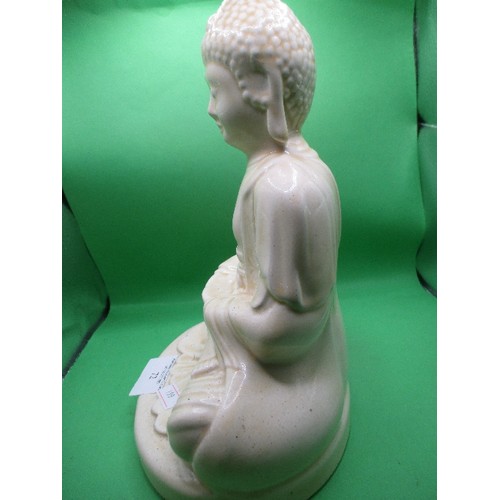 72 - CERAMIC BUDDHA 22CM HIGH