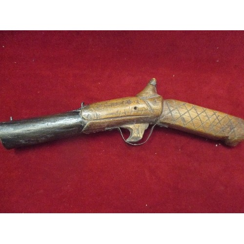 78 - CARVED WOODEN PISTOL