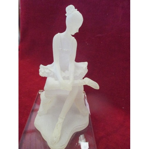 99 - OPAQUE BALLERINA ORNAMENT 22CM HIGH