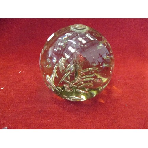 103 - 11CM GLASS PAPERWEIGHT