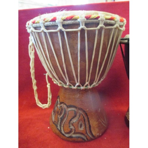 109 - 3 TRIBAL DRUMS