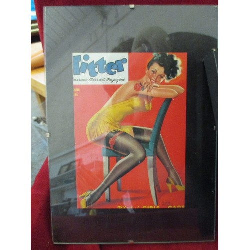 122 - FRAMED PINUP PRINTS