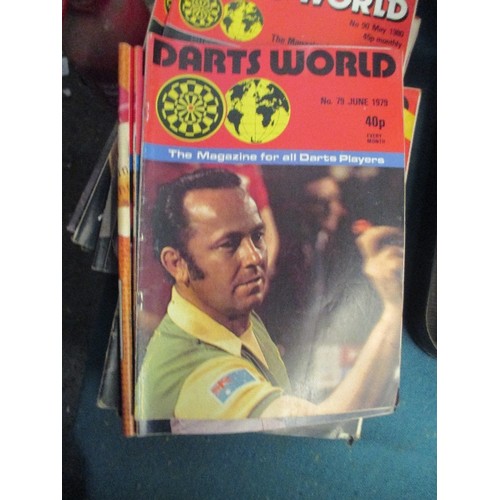 175 - 1970S/80S DARTS WORLD MAGAZINES