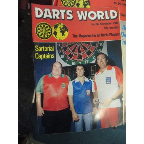 175 - 1970S/80S DARTS WORLD MAGAZINES