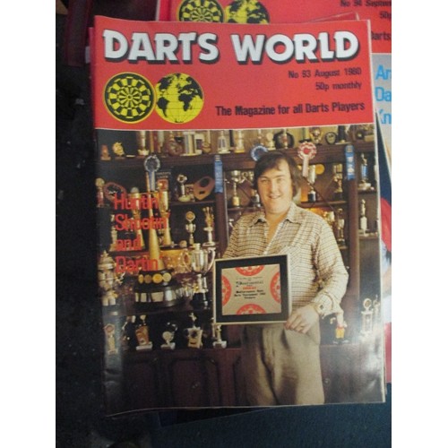 175 - 1970S/80S DARTS WORLD MAGAZINES