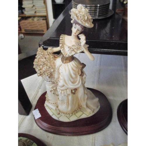 236 - 5 LADY FIGURINES INCLUDING LEONARDO