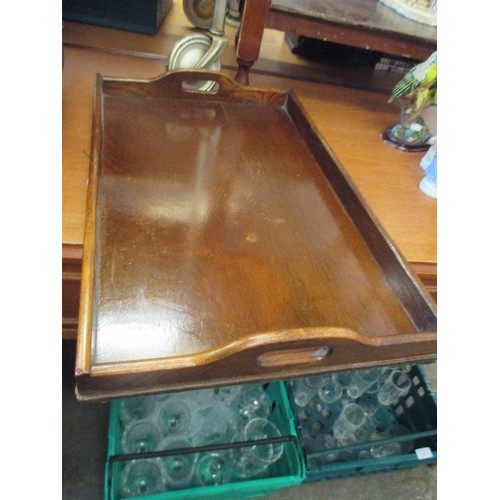 298 - VINTAGE WOODEN TRAY