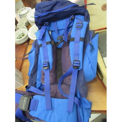 343 - LARGE KARRIMOR RUCKSACK IN BLUE