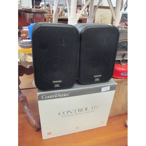 339 - CONTROL 1G PAIR OF PERSONAL SIZE MONITOR SPEAKERS BY CONTROL 1G WITH BOX