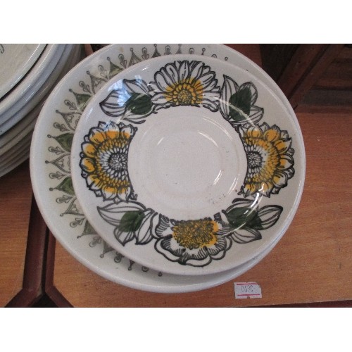 328 - RETRO DINNER SERVICE BY BILTONS TABLEWARE STAFFS