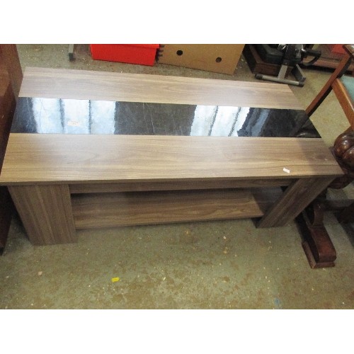 361 - MODERN STYLE LIFT UP COFFEE TABLE WITH STORAGE - 105CM X 50CM X 40CM