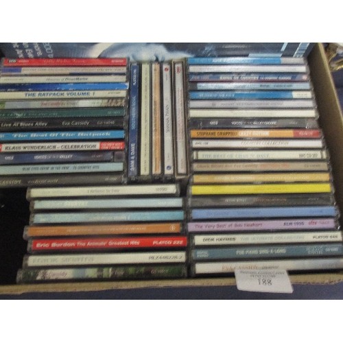 188 - BOX OF MIXED CDS