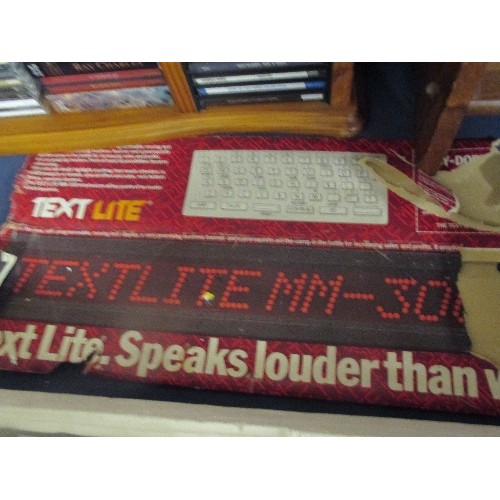 189 - TEXTLITE ELECTRONIC DISPLAY BOARD