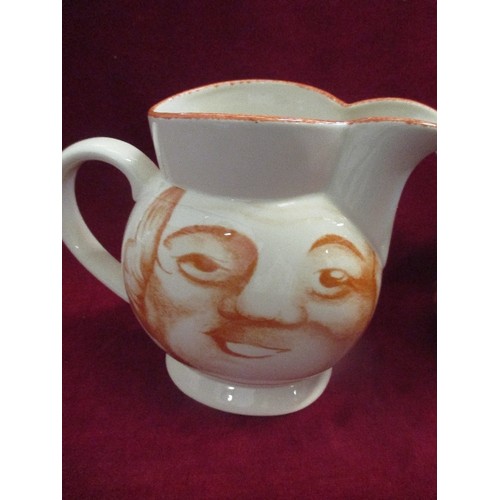 194 - ROYAL DOULTON FALSTAFF TOBY JUG & A FURTHER FACE DESIGN JUG