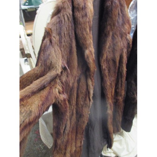 223 - 2 LADIES FUR COATS