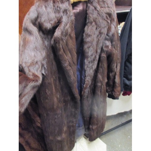 223 - 2 LADIES FUR COATS