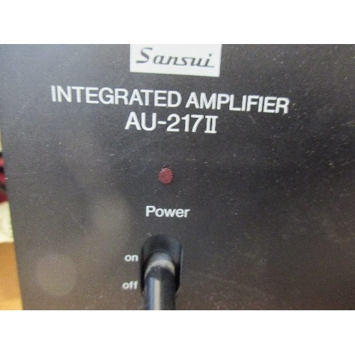 374 - SANSUI INTEGRATED AMPLIFIER WITH BOX