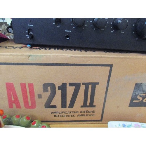 374 - SANSUI INTEGRATED AMPLIFIER WITH BOX