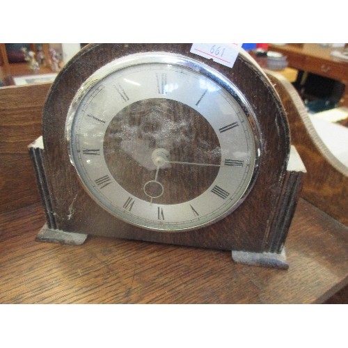 381 - 3 X VINTAGE CLOCKS INCL SMITHS