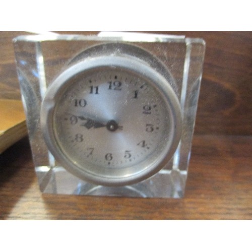 381 - 3 X VINTAGE CLOCKS INCL SMITHS