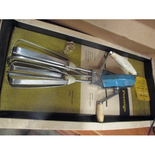 394B - VINTAGE EGG BEATER / HAND WHISK BY PRESTIGE