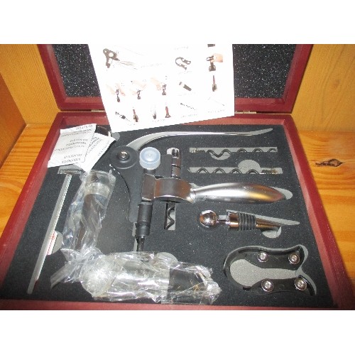 394F - BOXED WINE OPENER SET BY COOKO