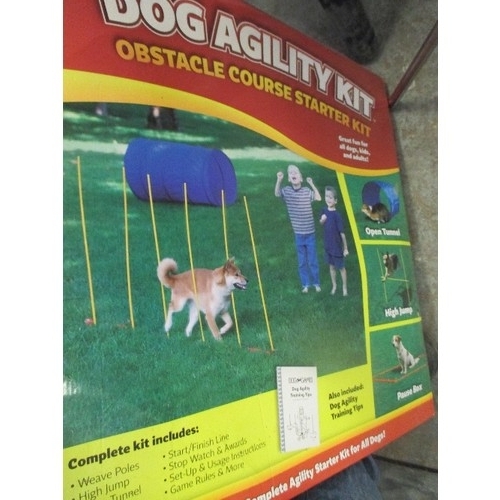 438 - DOG AGILITY KIT IN BOX