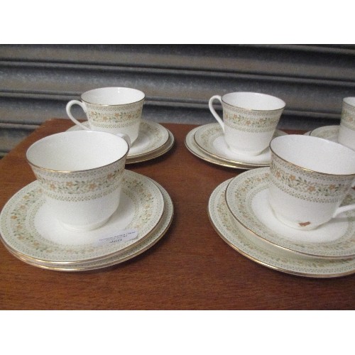 460 - ROYAL DOULTON BONE CHINA PAISLEY TEASET - 25 PIECES