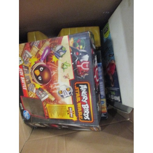 473 - BOX FULL OF JIGSAW PUZZLES AND OTHER BOARD GAMES