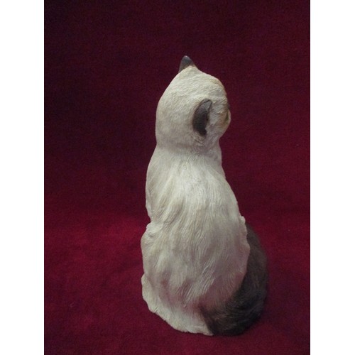 14 - SHERRATT & SIMPSON MODEL OF A PERSIAN CAT SITTING - 18CM