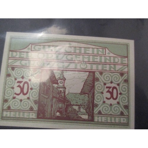 38 - COLLECTION OF 6 HISTORIC WORLD BANKNOTES IN PRESENTATION SLEEVE BY BURMAH, INCLUDES CHINA, INDONESIA... 