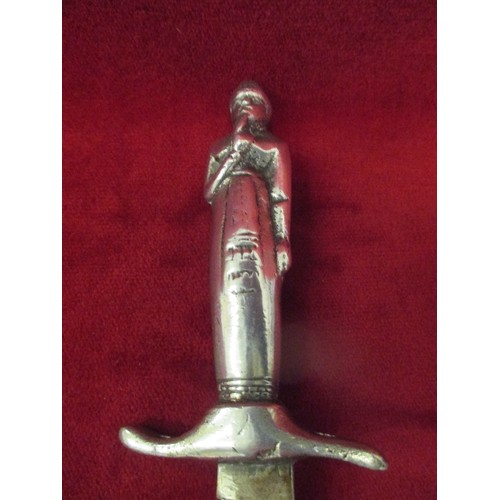 40 - VINTAGE HAND FORGED MIDDLE EASTERN DAGGER - 26CM