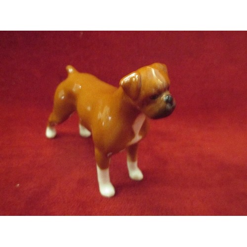 44 - BESWICK BOXER DOG - 9CM X 8CM