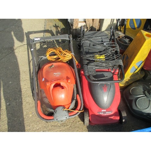 514 - FLYMO EASI GLIDE 300V ELECTRIC LAWNMOWER & MTD 1000W ELECTRIC MOWER