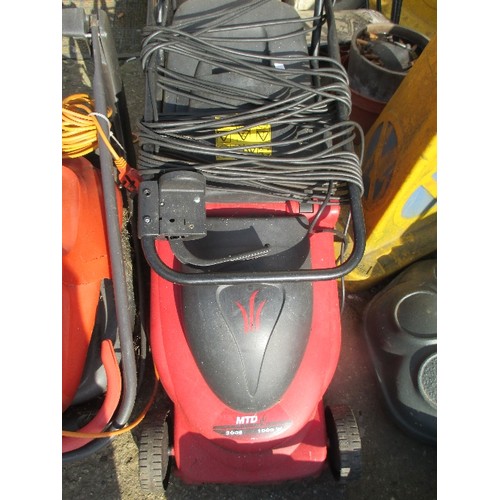 514 - FLYMO EASI GLIDE 300V ELECTRIC LAWNMOWER & MTD 1000W ELECTRIC MOWER