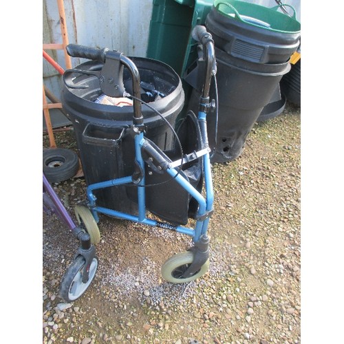 535 - 4 X MOBILITY AID ROLLATORS / STROLLERS