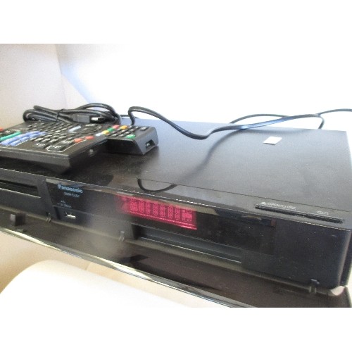 84 - PANASONIC FREEVIEW HD RECORDER WITH REMOTE CONTROL