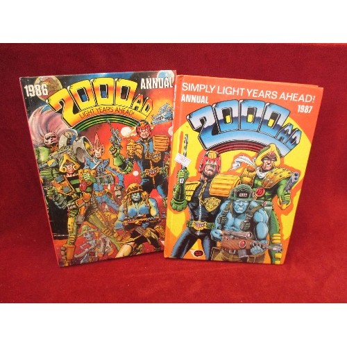 95 - 2000AD ANNUALS 1986 & 1987