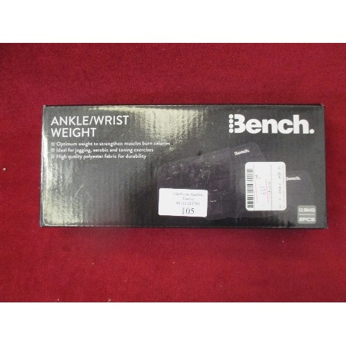 105 - BOXED BENCH ANKLE/WRIST WEIGHT