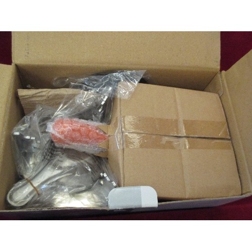 132 - BOXED CERAMIC CHEESE FONDUE SET