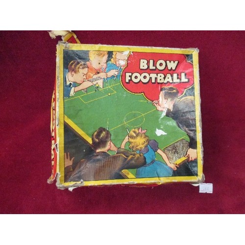 237 - VINTAGE BLOW FOOTBALL GAME