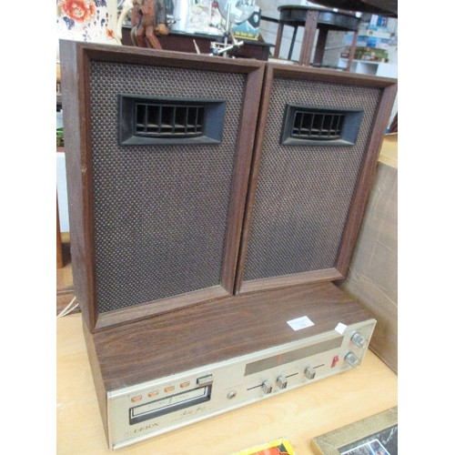 238 - ORION 8-TRACK & RADIO PLAYER WITH SPEAKERS