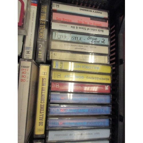 252 - OVER 60 CASSETTES FROM 70S, 80S & 90S INCLUDING TINA TURNER, NEIL DIAMOND, BONNIE TYLER ETC